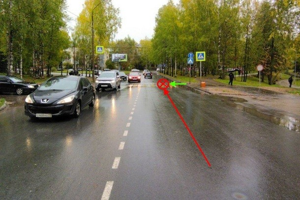 Сыктывкарец сбил женщину и покинул место ДТП